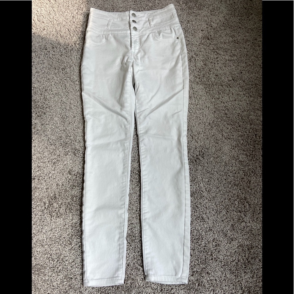Refuge White High Waist Stretch Jeans-Size 2